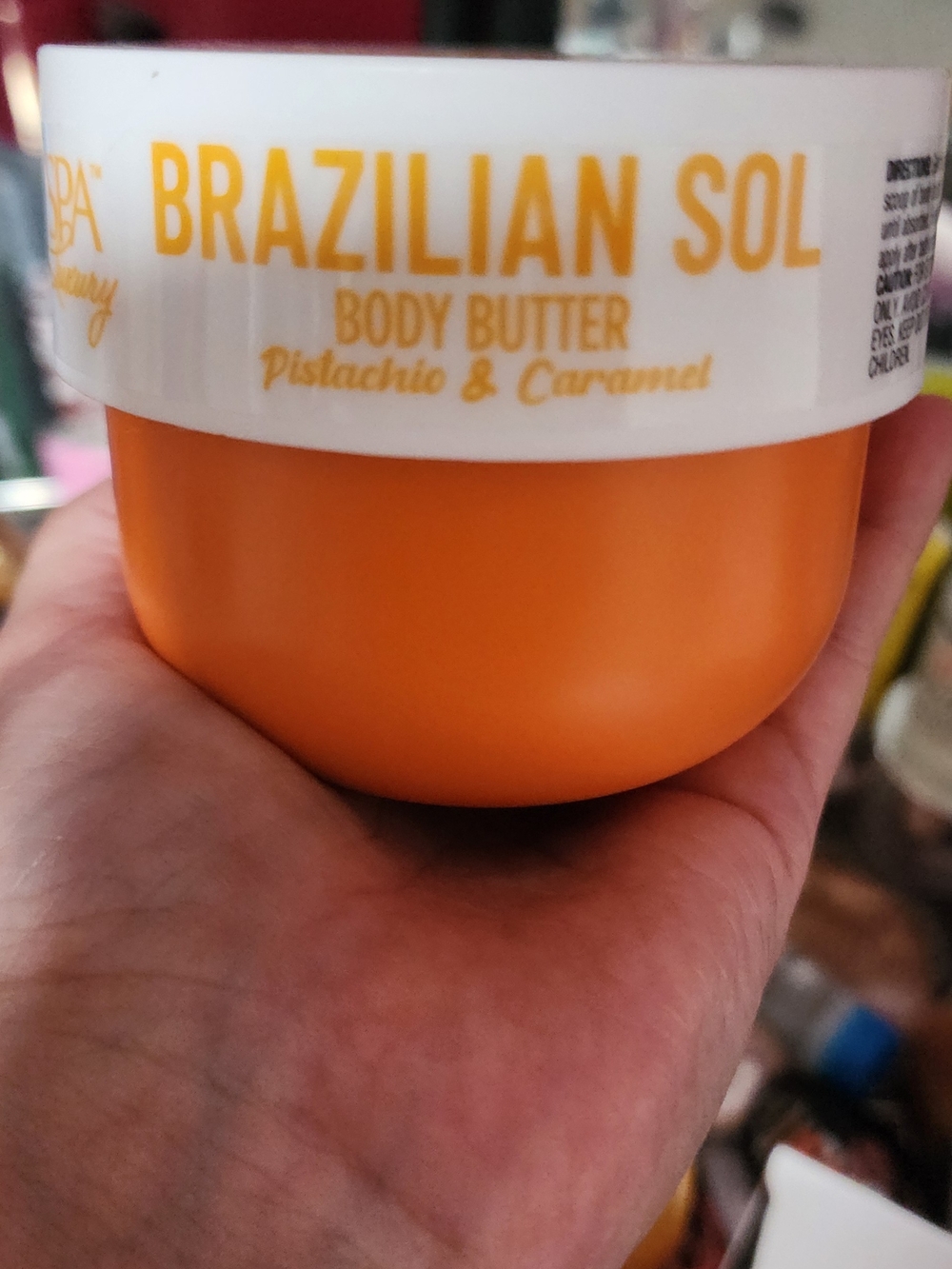 Brazilian Sol Pistachio & Caramel Body Butter - Orange